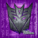 Transformers: decepticons sur fond violet